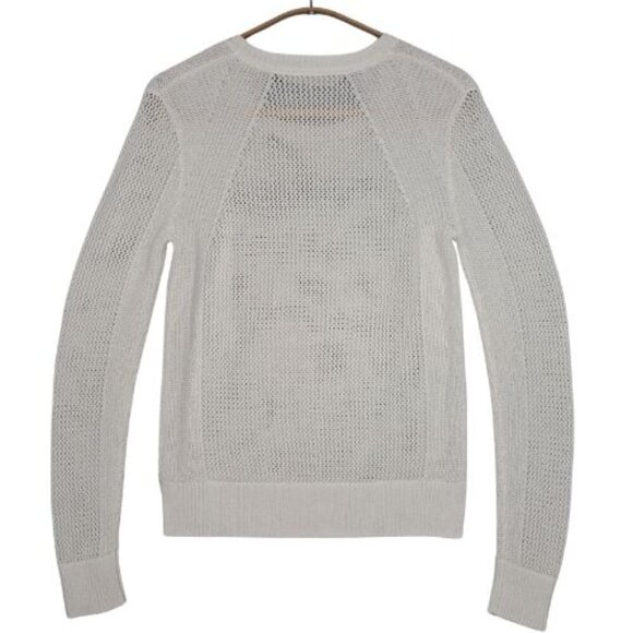 Athleta Open Knit Mesh Pullover Sweater - Picture 3 of 8